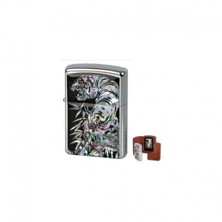 Paarlemoer Zippo met Tijgerprint - Limited Edition